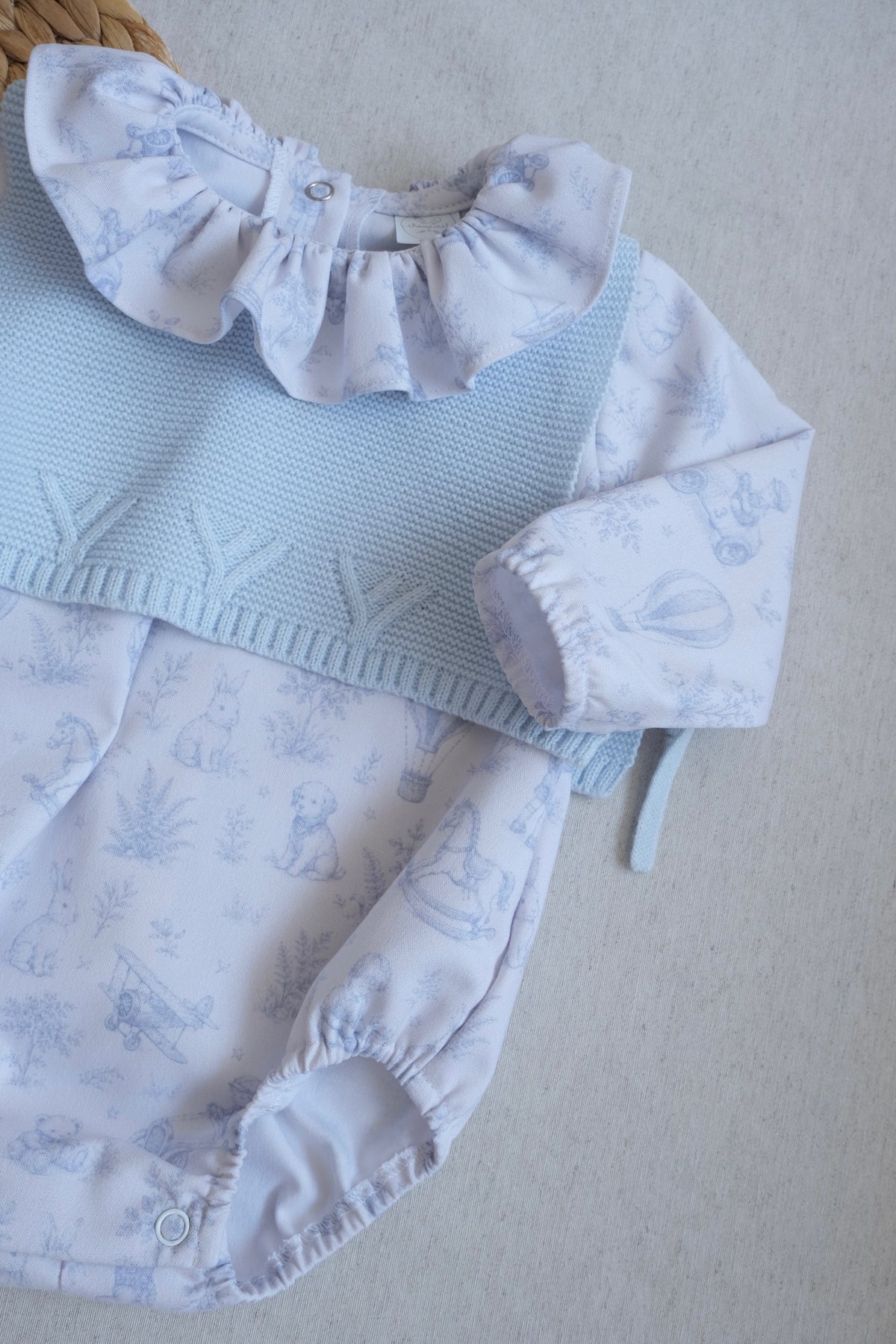 Peto Tejido Clover Niña Hop Azul