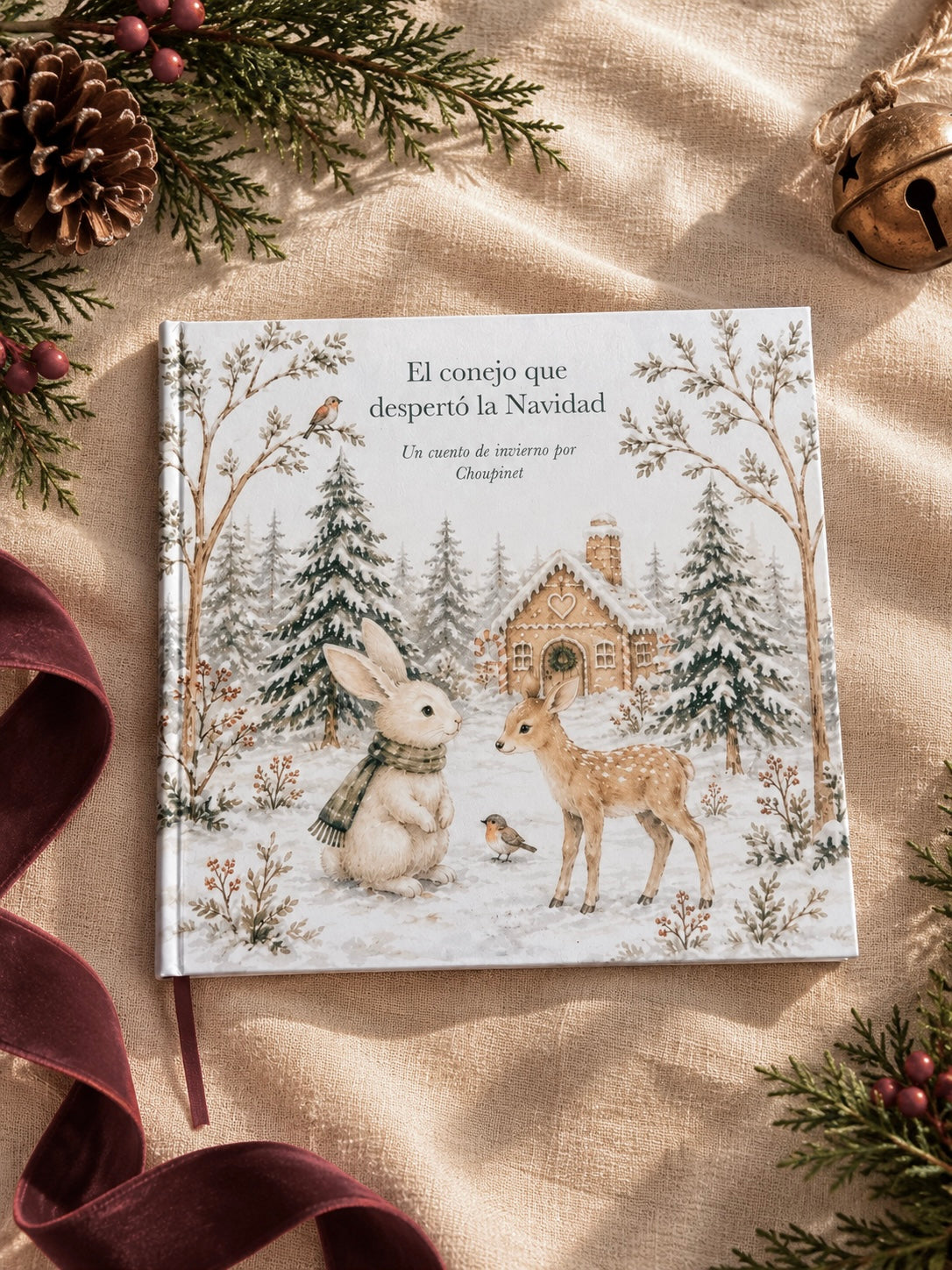 Libro “El conejo que despertó la Navidad”