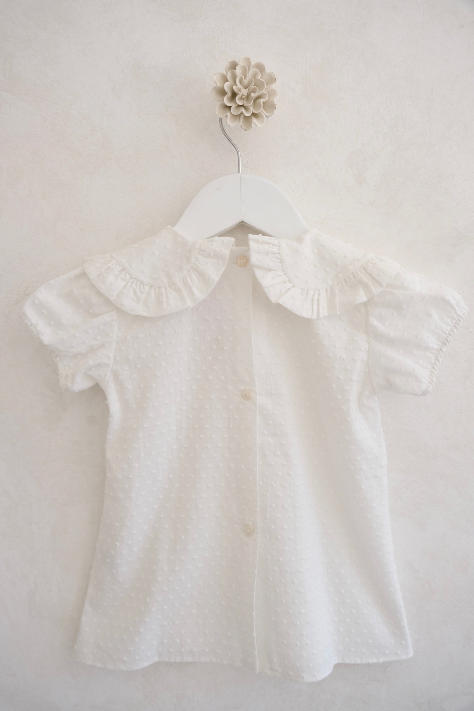 Camisa Olanes Plumeti Blanco