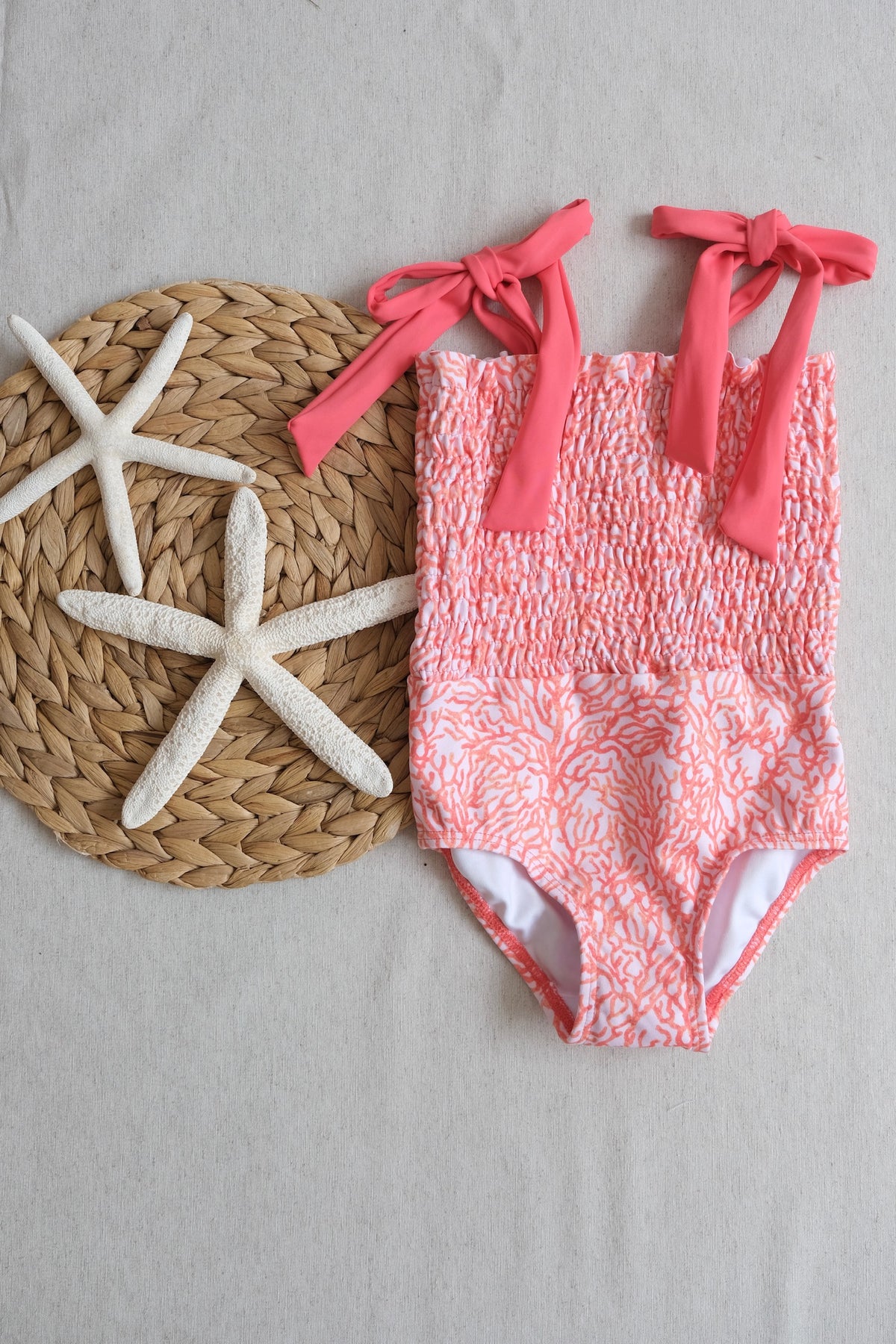 Traje de Baño Niña Coral