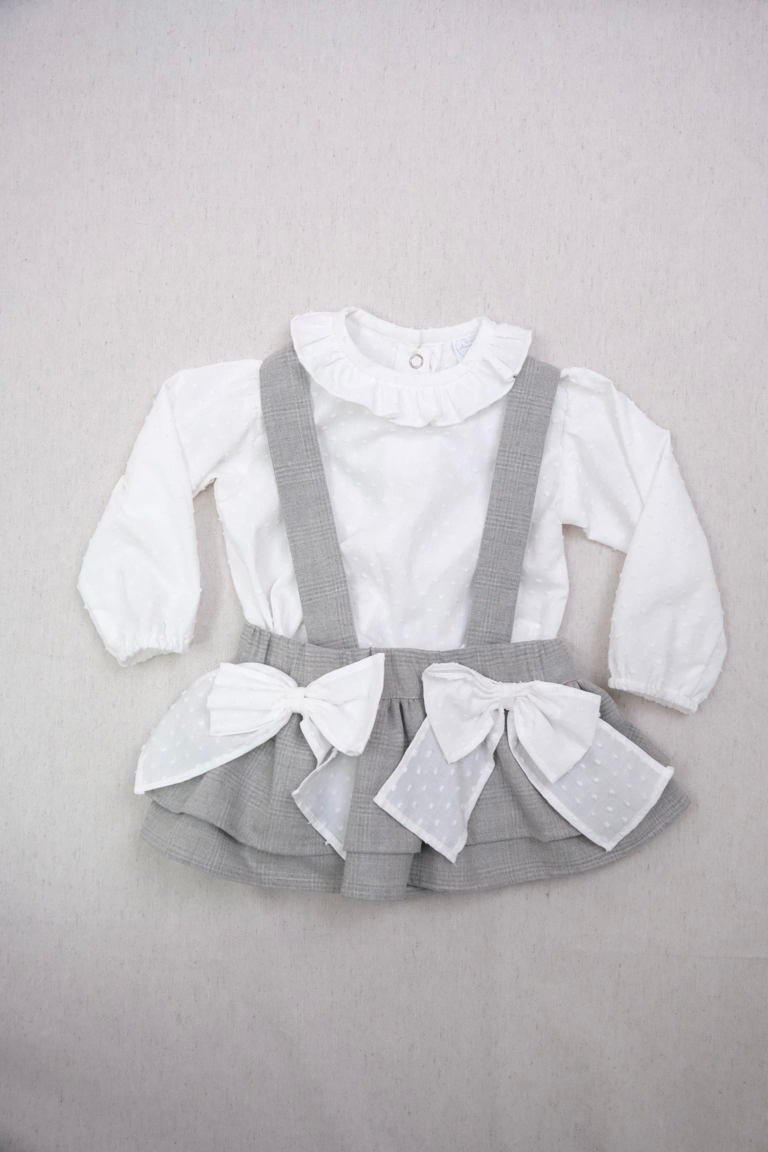 Falda Tirantes Moños Ash