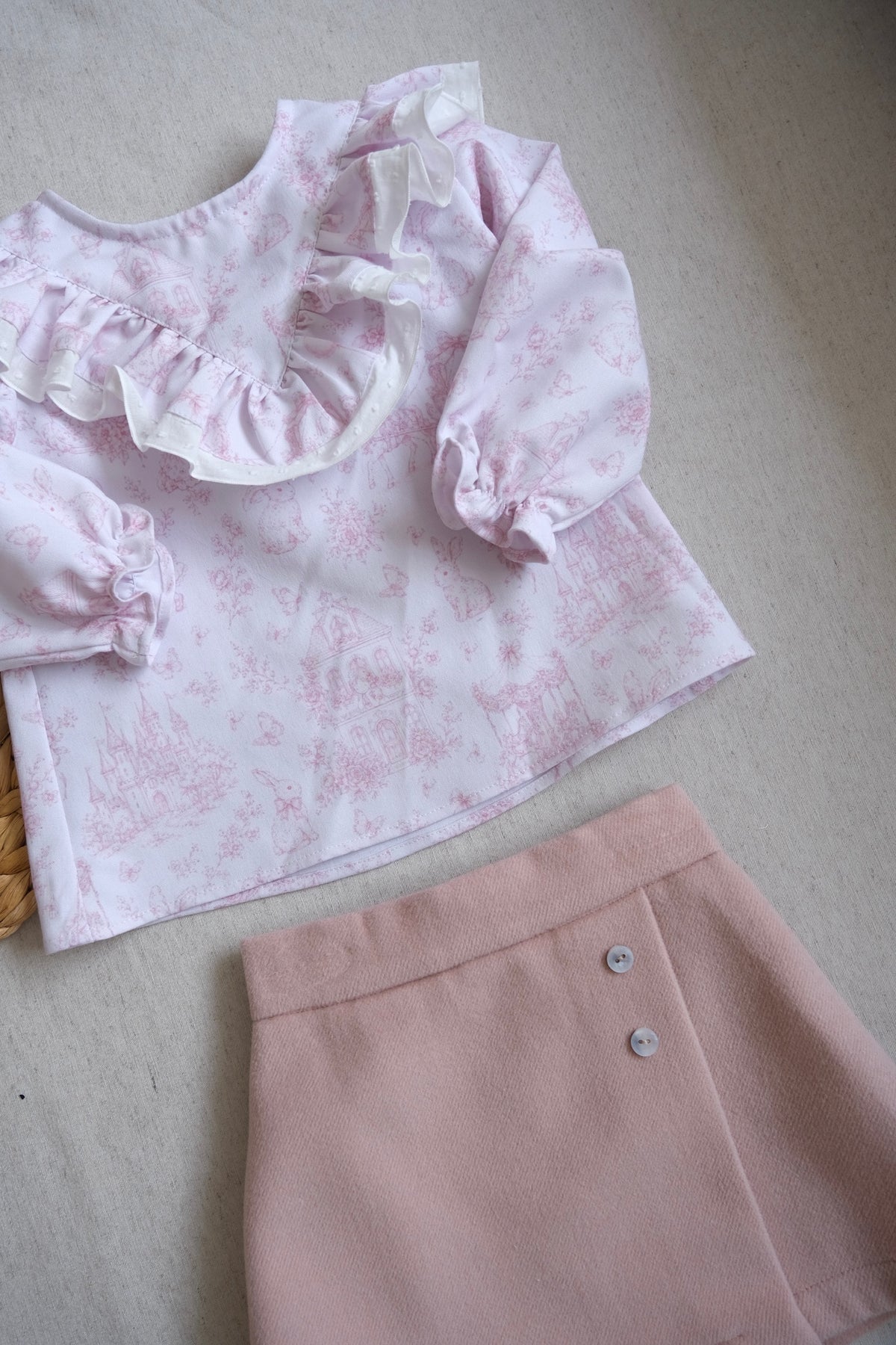 Conjunto Pia Niña Play Rosa