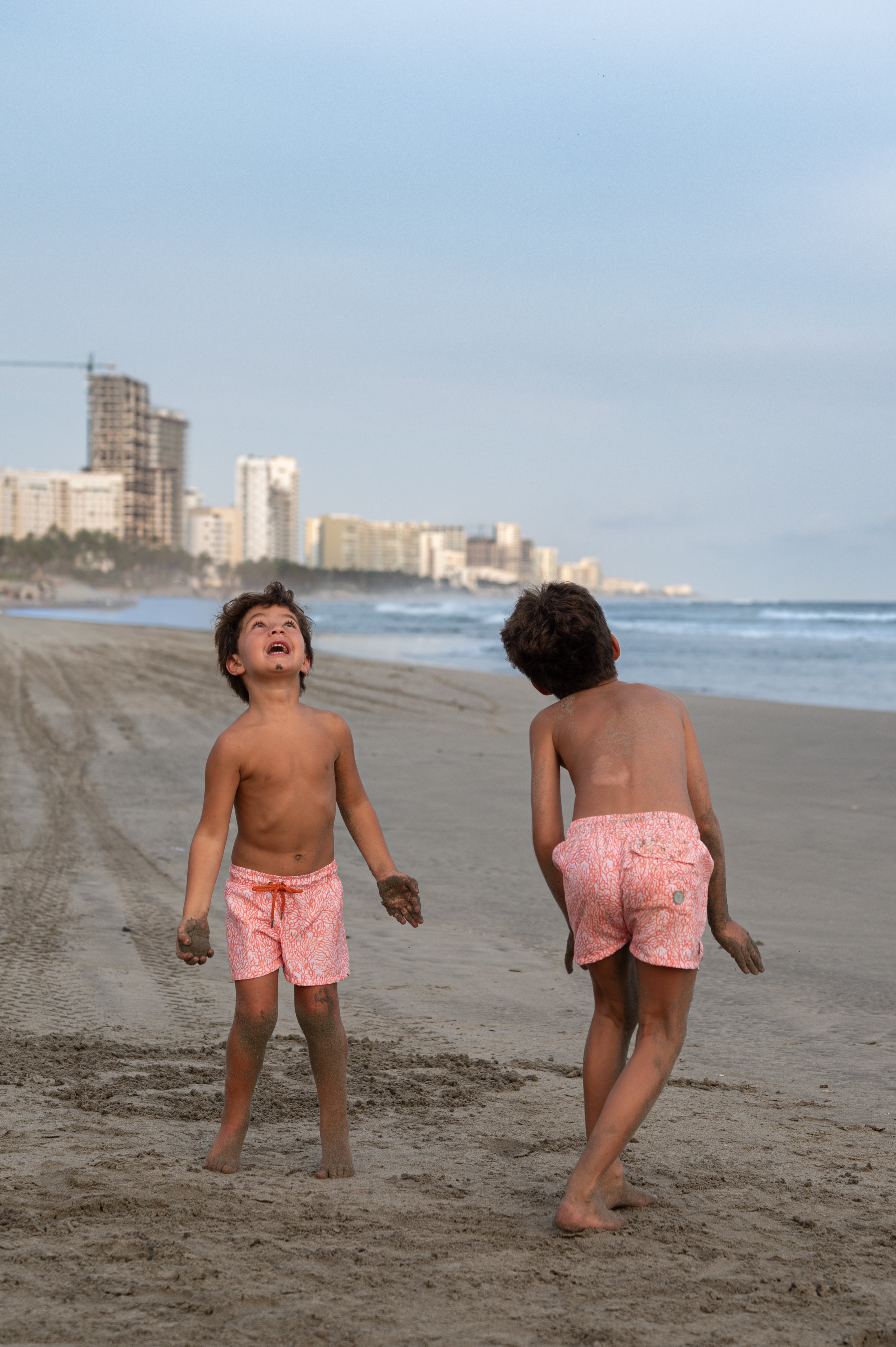 Traje de Baño Niño Coral