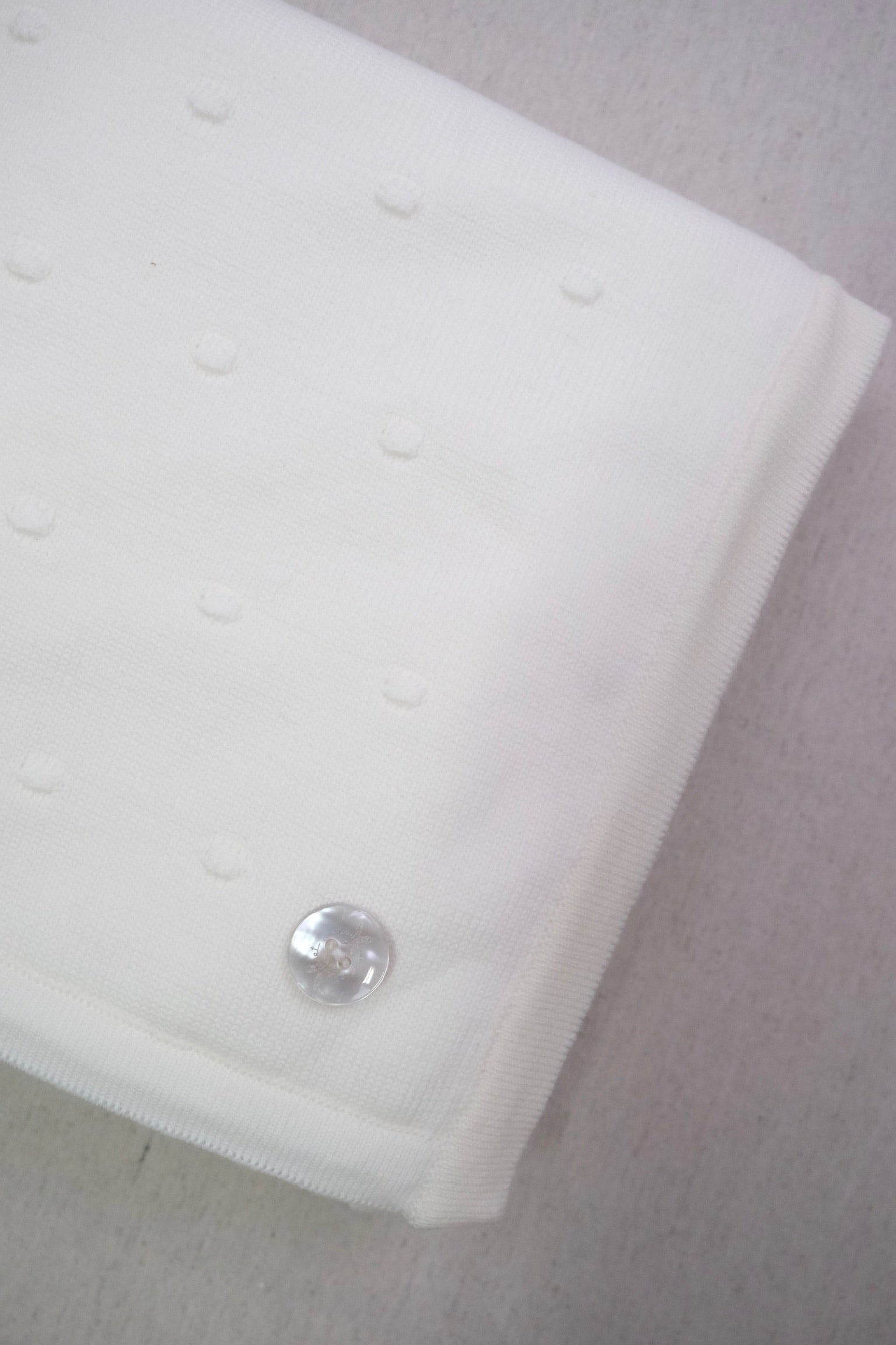 Cobija Nudos Polar Blanca