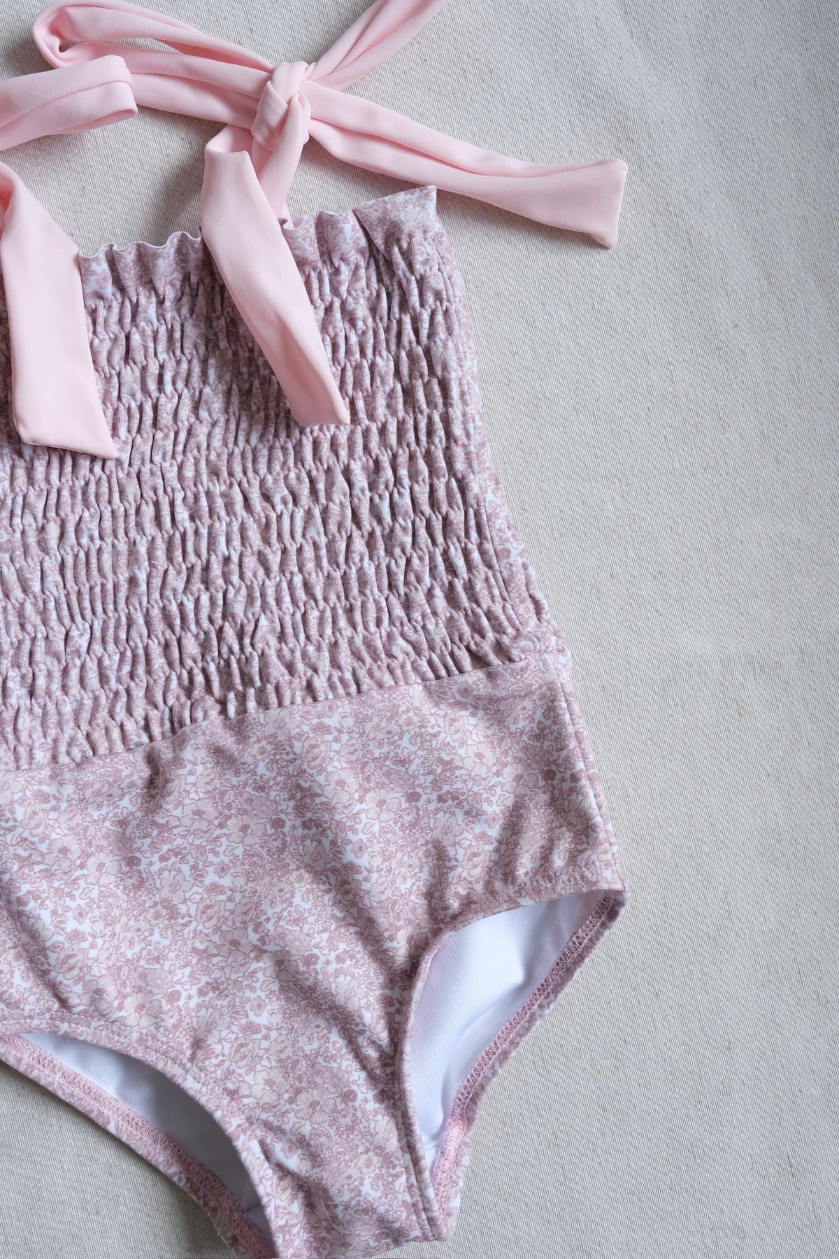Traje de Baño Niña Flores