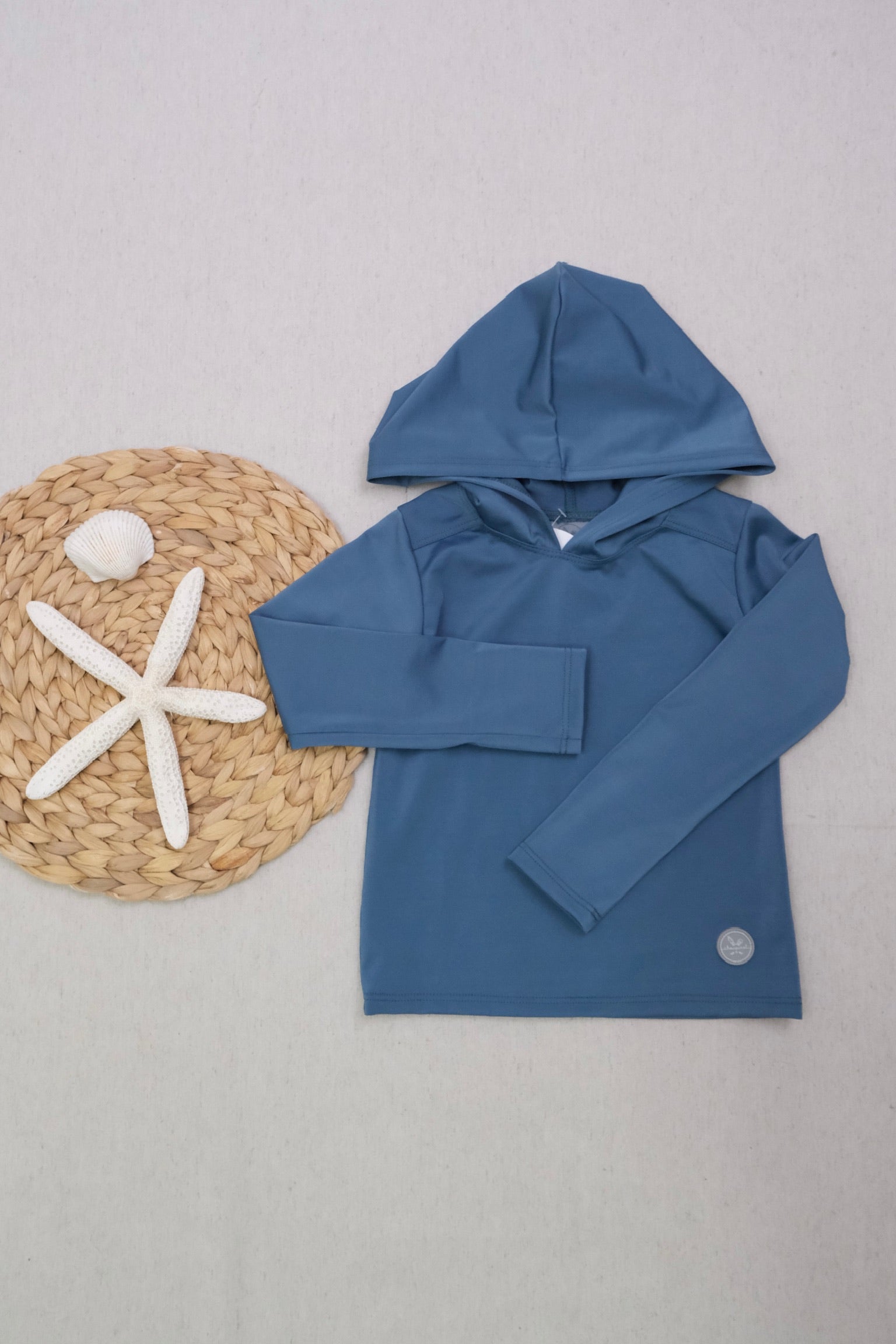 Camisa Surf Hoodie Petroleo