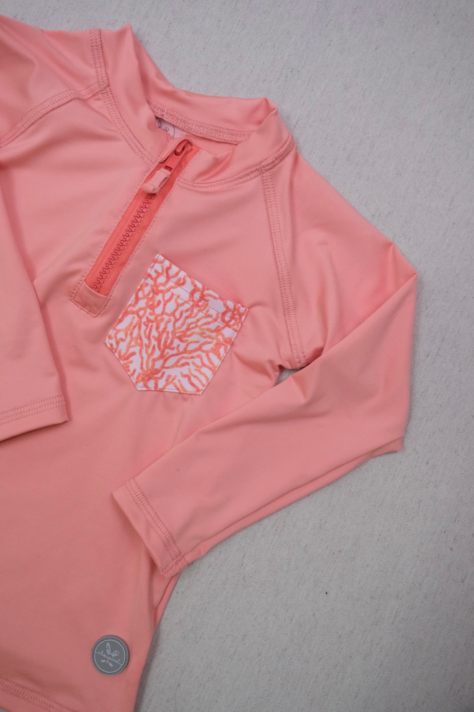 Camisa Surf Niño Coral
