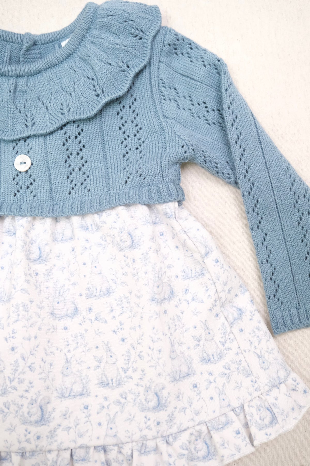 Vestido Tejido Mila Bloom Azul