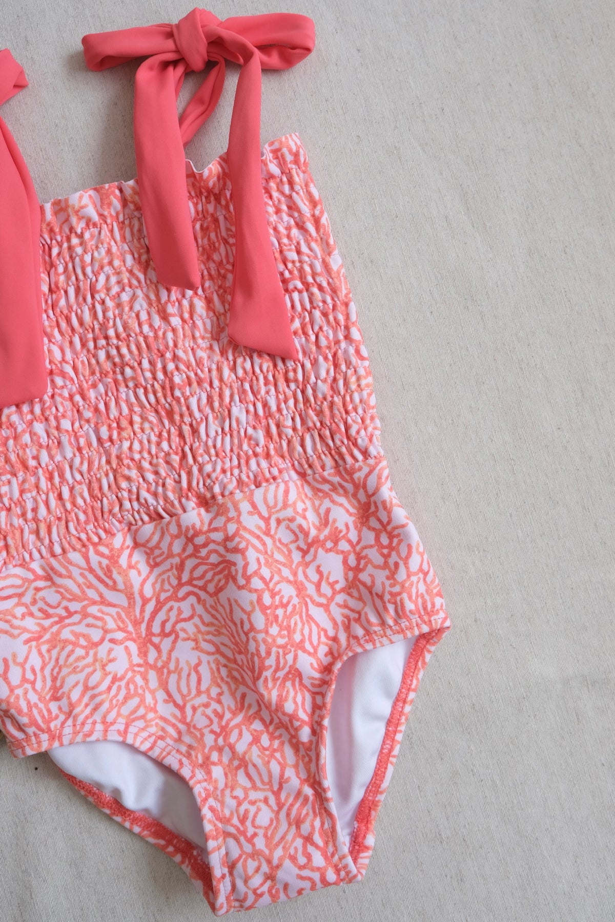 Traje de Baño Niña Coral