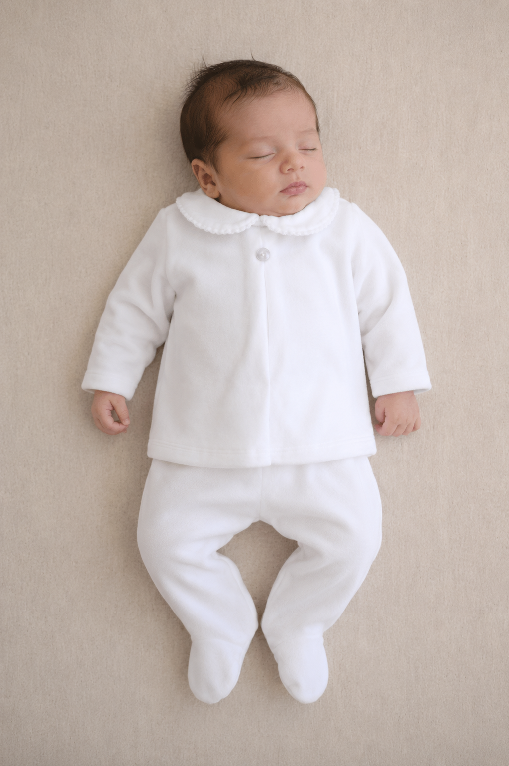 Conjunto Velour Blanco