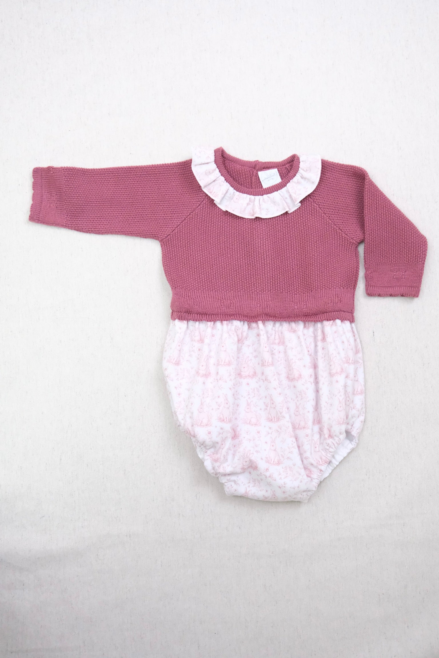 Peto Tejido Camote Bloom Rosa
