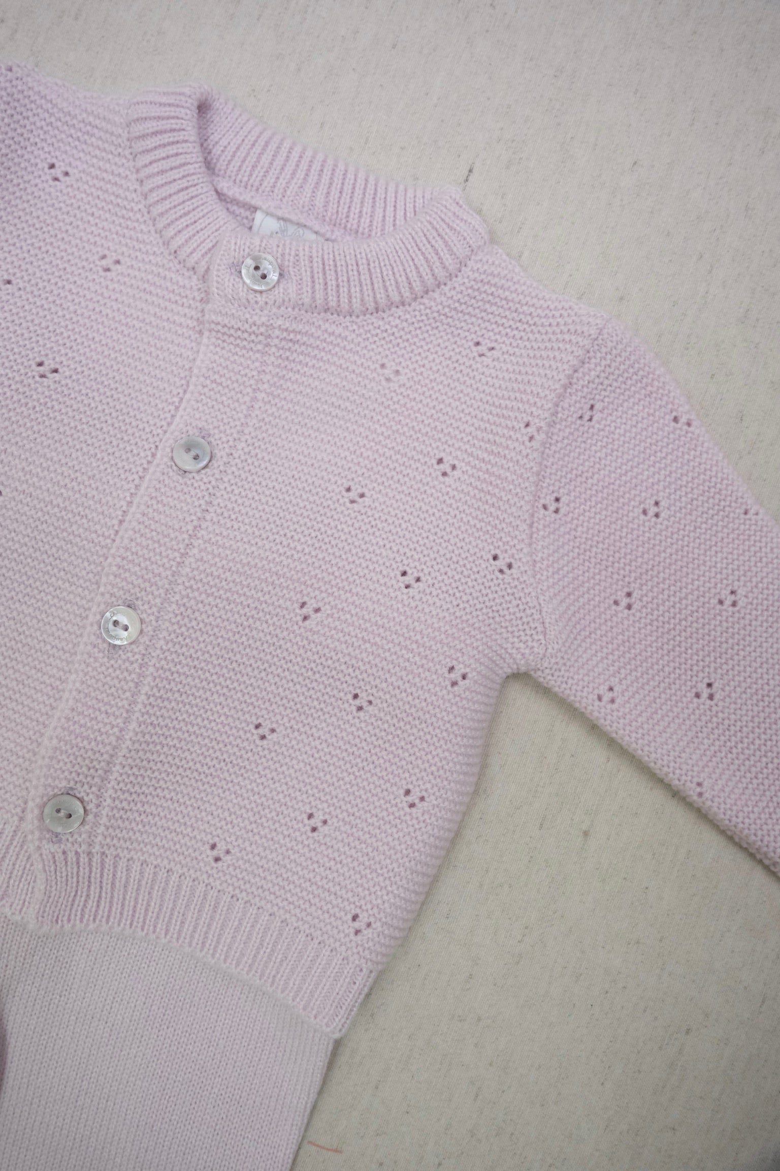 Conjunto Tejido Lotus Lila