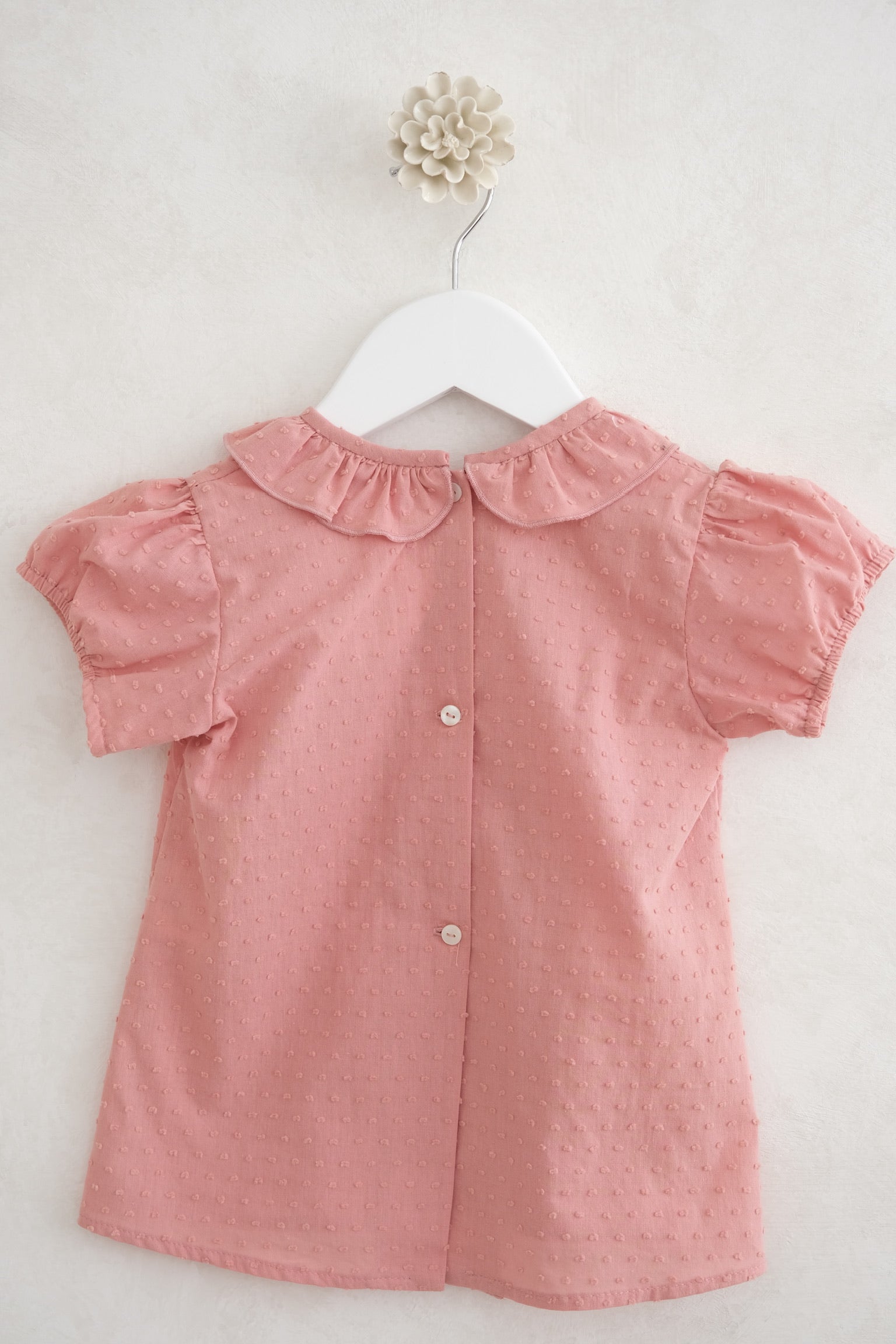 Camisa Plumeti Rosa