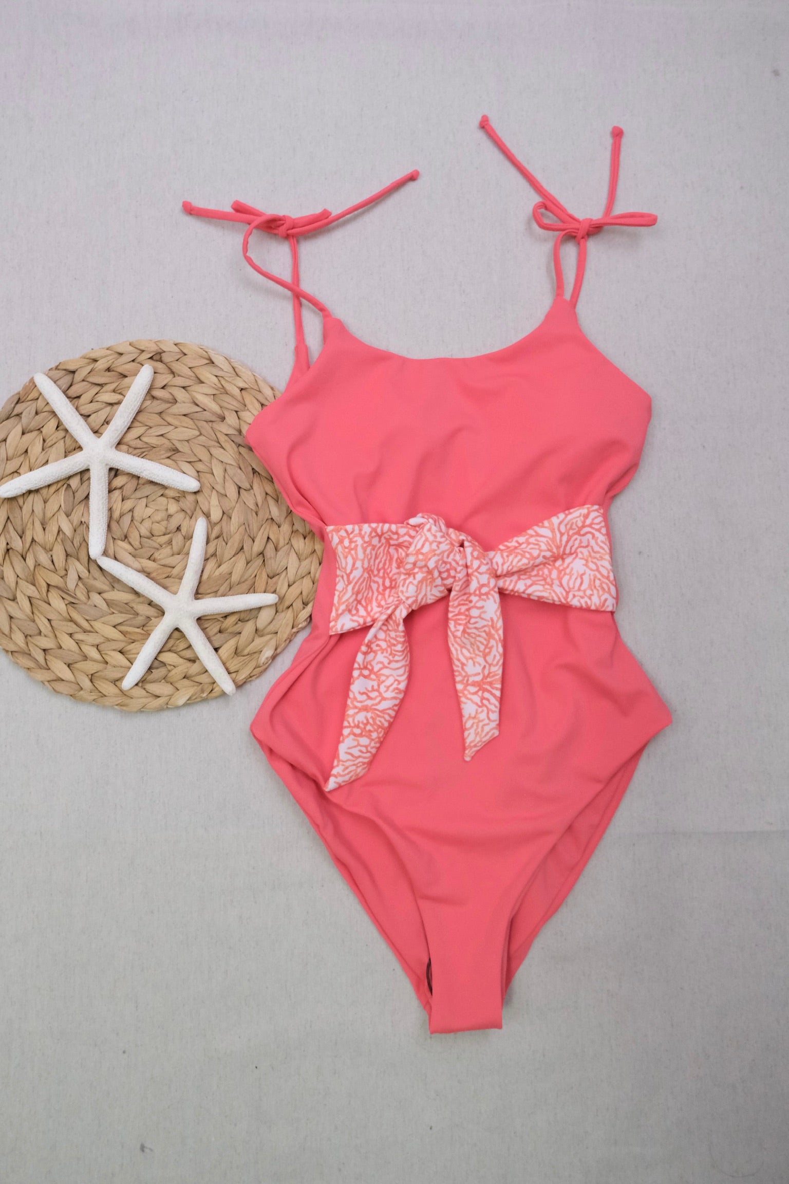 Traje de Baño Mom Coral