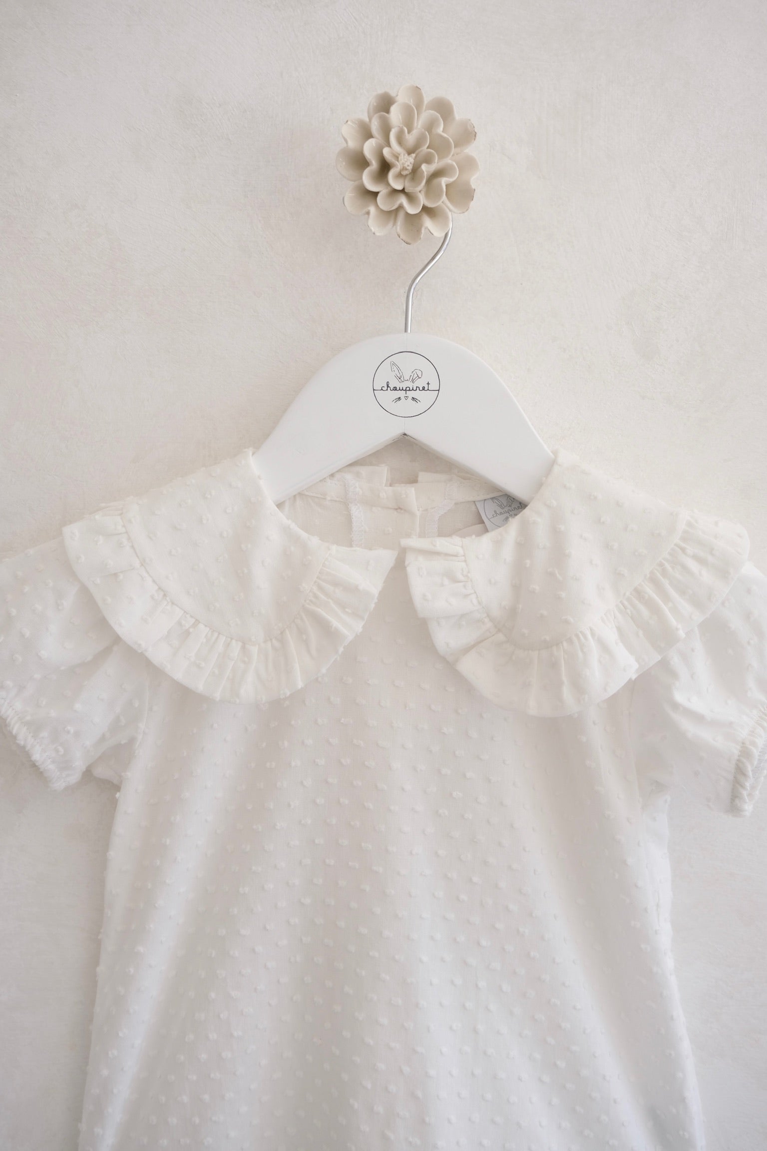 Camisa Olanes Plumeti Blanco