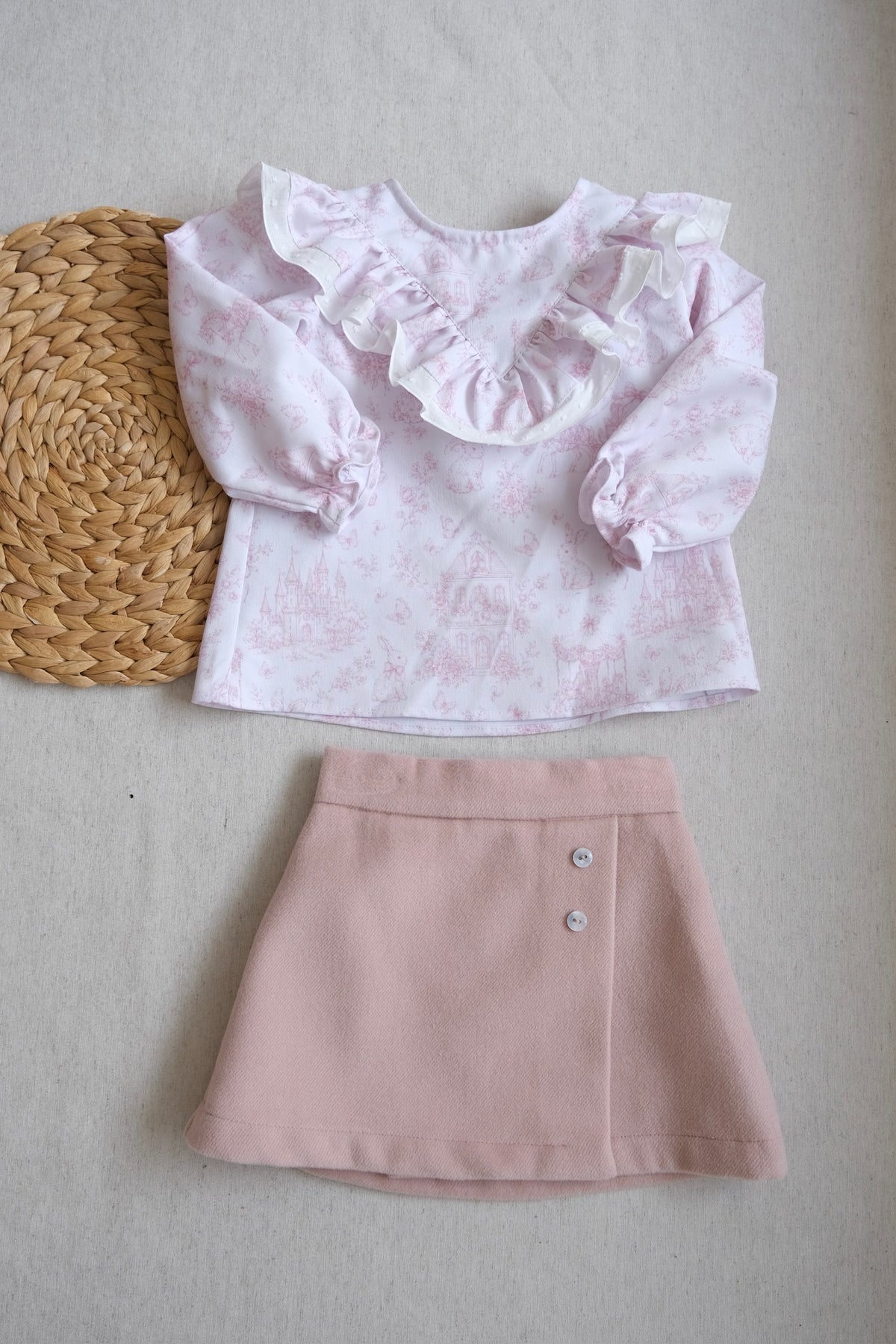 Conjunto Pia Niña Play Rosa
