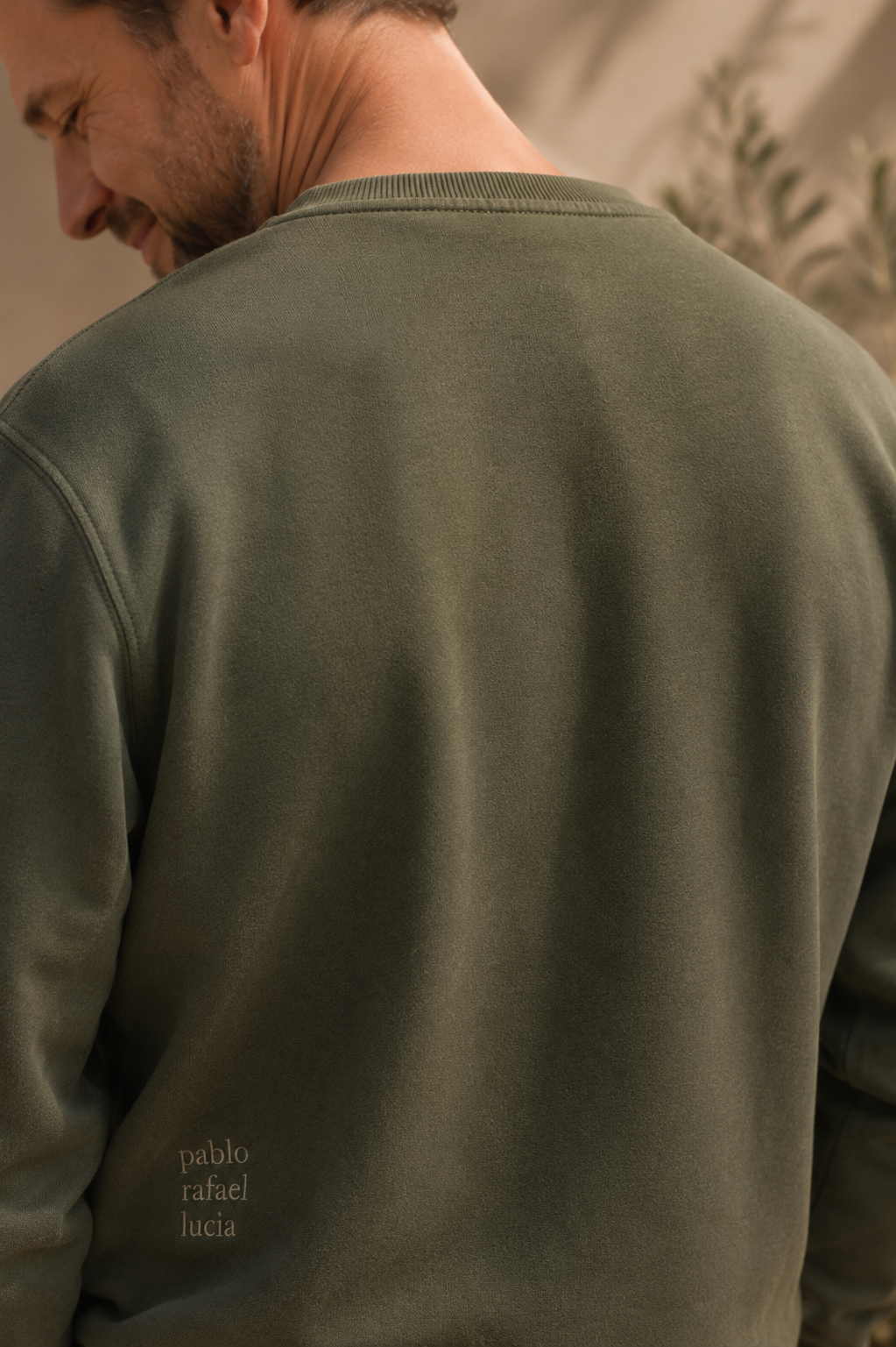 Dad Crew Neck Sweatshirt Green
