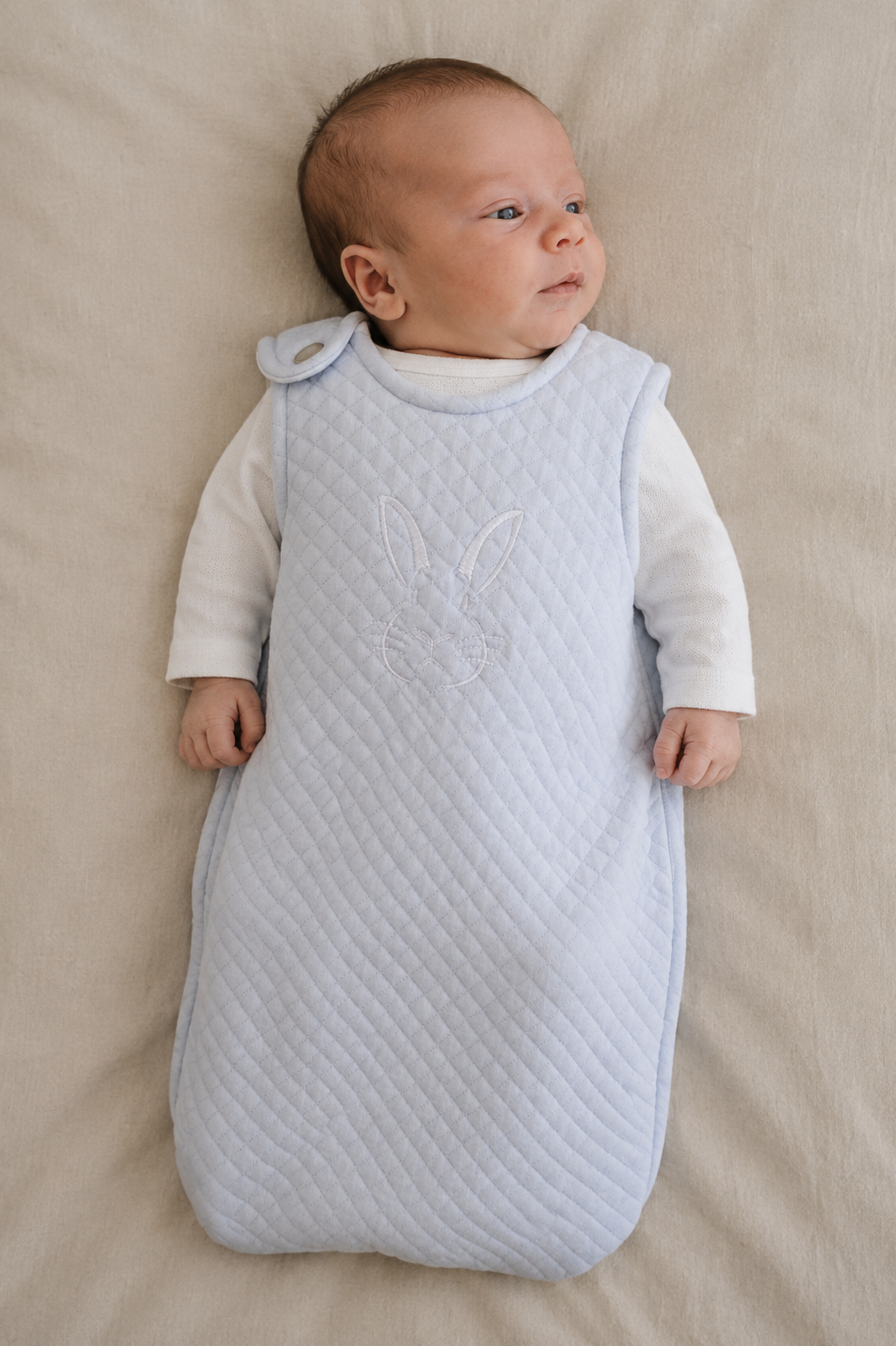 Saquito Newborn XS Rombos Azul