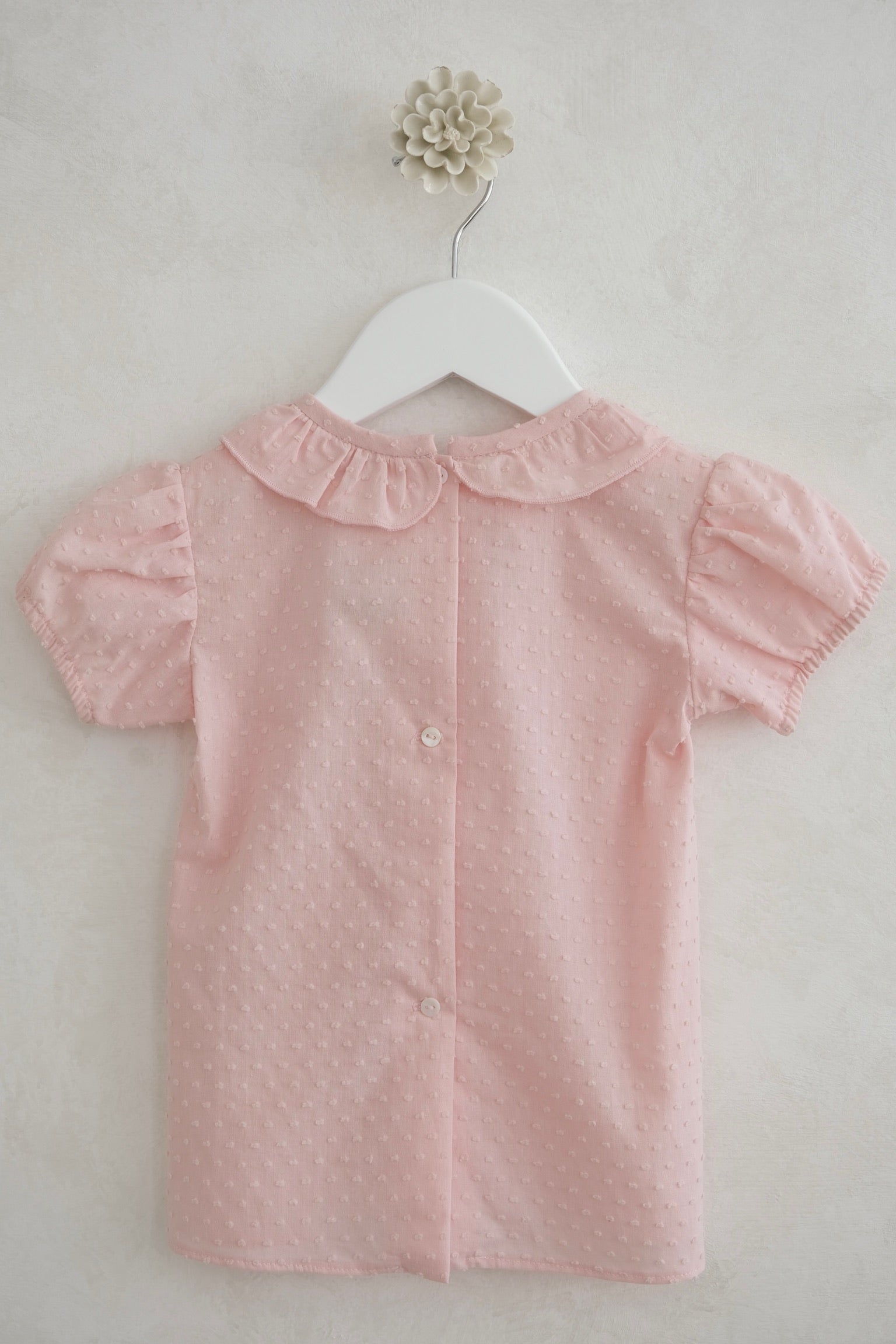 Camisa Plumeti Rosa Claro