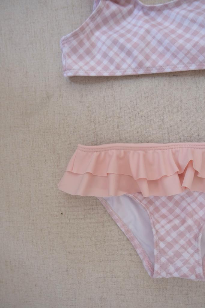 Bikini Cuadros Rosa