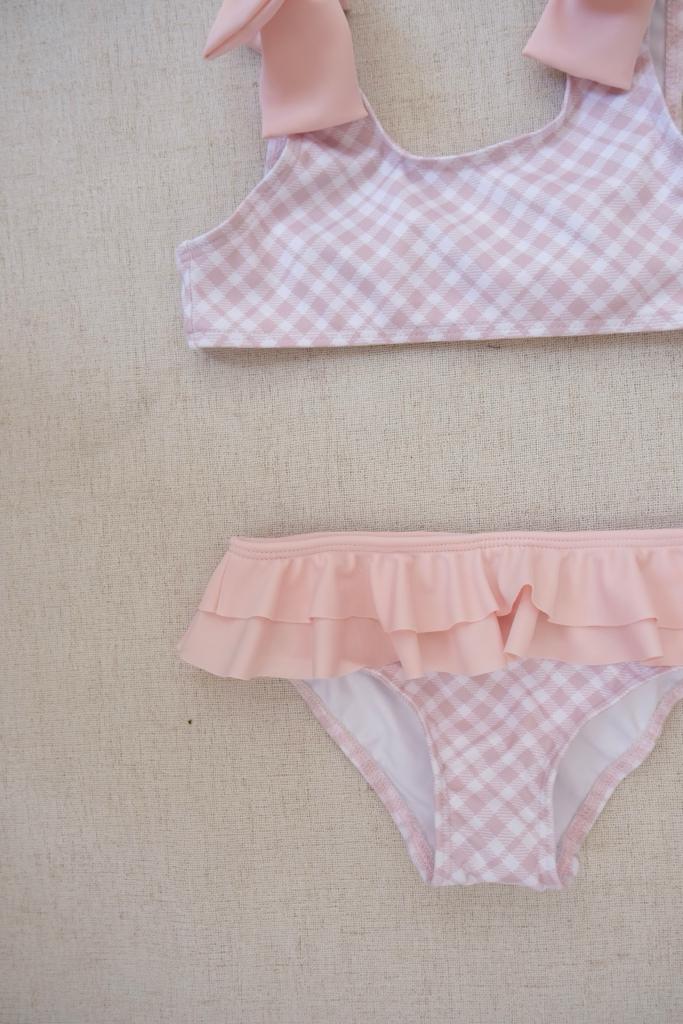 Bikini Cuadros Rosa