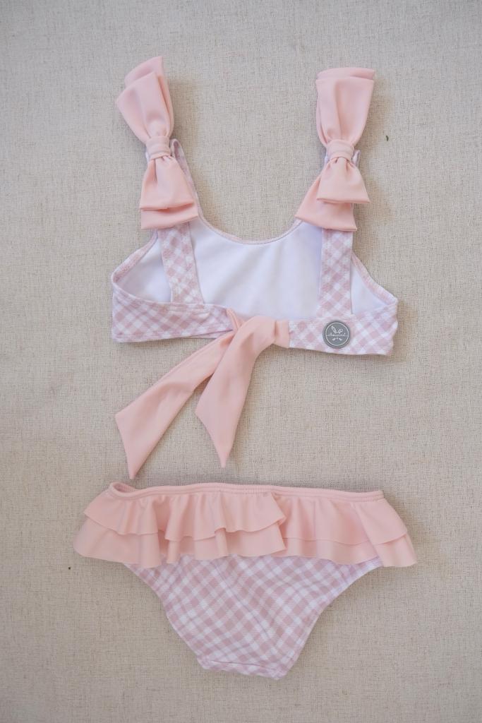 Bikini Cuadros Rosa