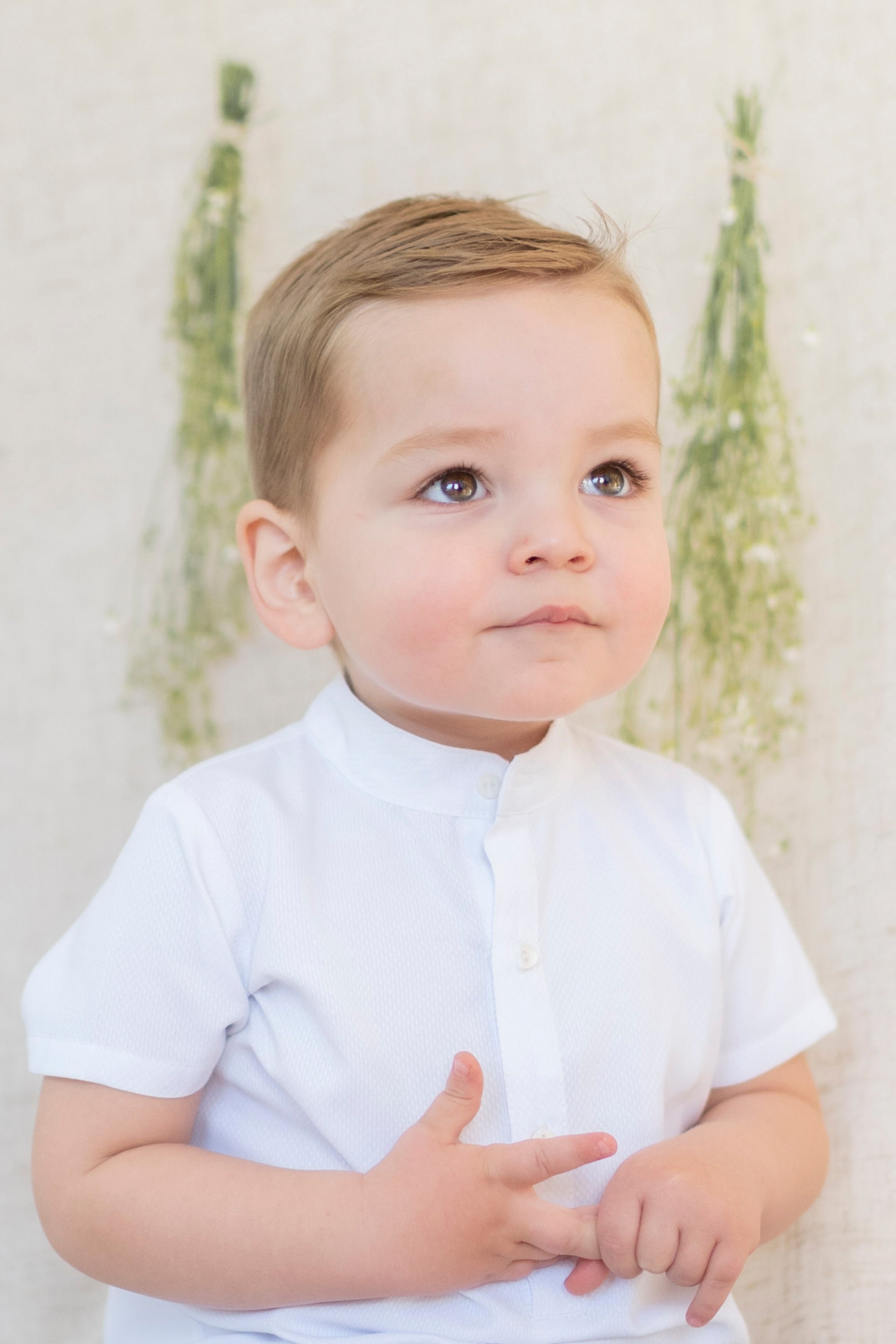 Camisa Blanca Pique Niño